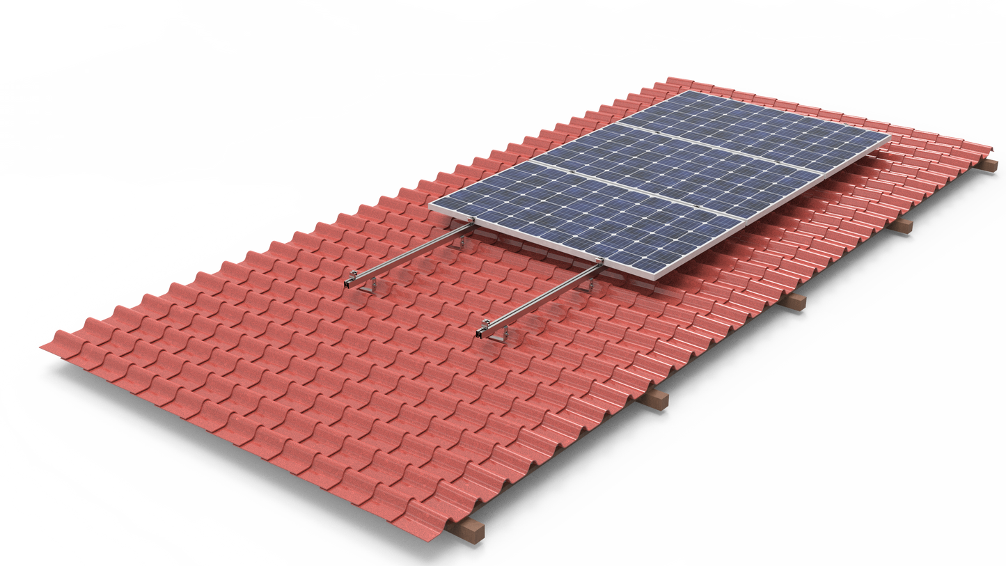 1x4-Montageset für Ziegeldach