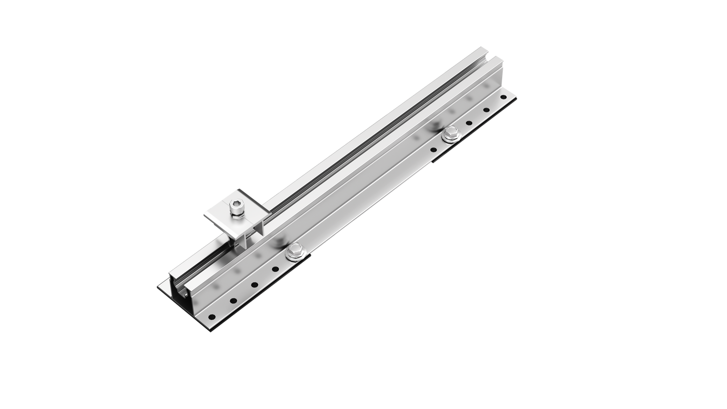1x4-Montageset Trapezblech Kurzschiene