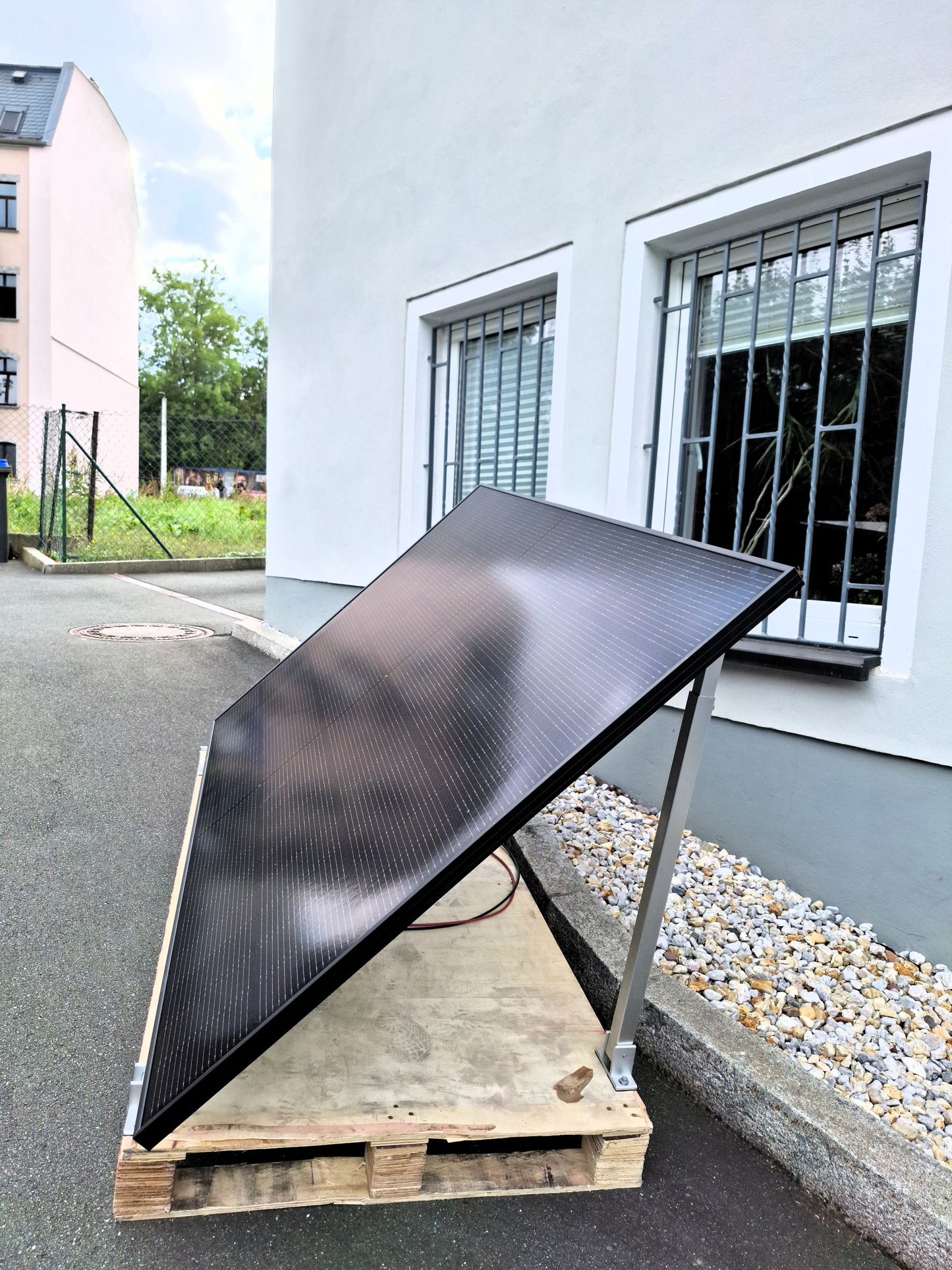 Solarmodul Aufständerung