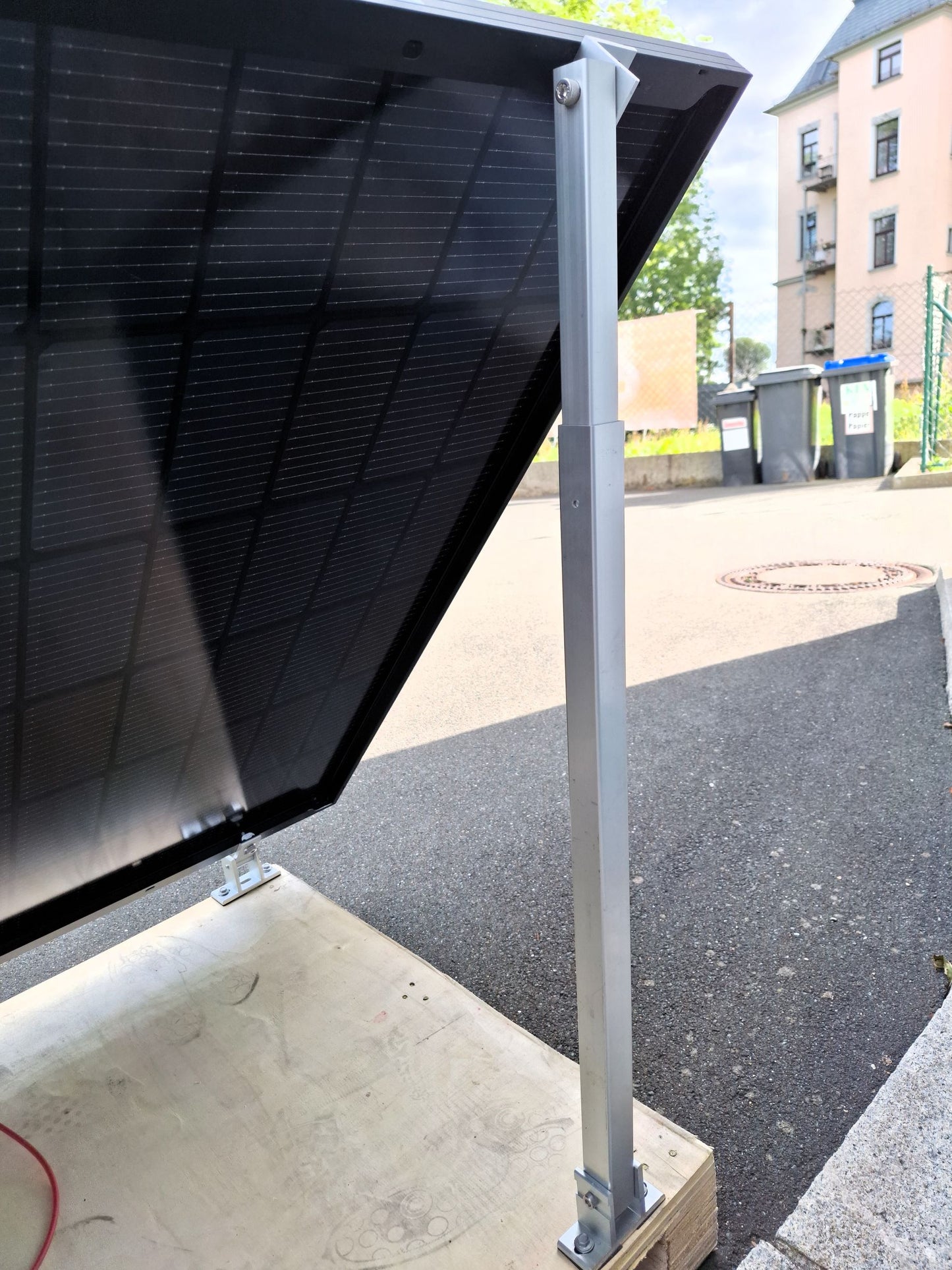 Solarmodul Aufständerung
