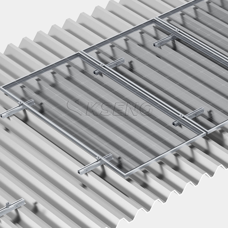 1x4-Montageset Trapezblech Kurzschiene