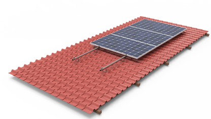 1x4-Montageset für Ziegeldach